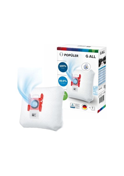 Süpürge Toz Torbası Bosch Bgn2a111 Gl-20 İle Uyumlu beyaz