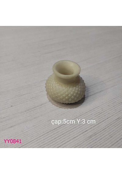 Yy0841 Küçük Noktalı Vazo Silikon Kalıp