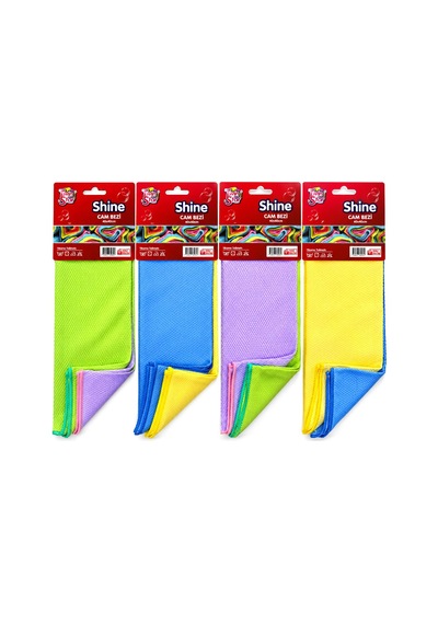 Mikrofiber Cam Ve Çok Amaçlı Bez Açık Gri