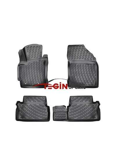 Toyota Auris 2013 Geometrik Desenli 3d Havuzlu Oto Paspas Siyah