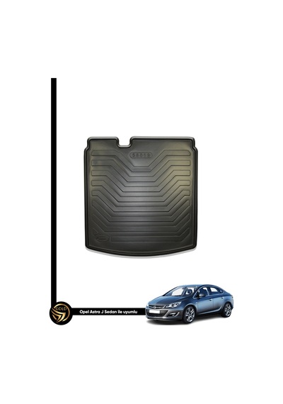 Opel Astra J Sedan 2012-2019 Tam Uyumlu Kauçuk Bagaj Havuzu