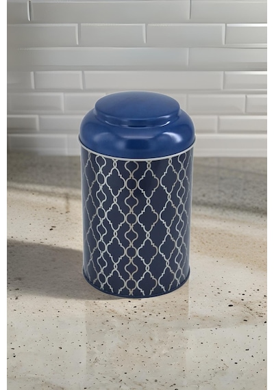 Ef115-e0 Trellis Old Blue Desenli Baharatlık 1,1 Lt Çok Renkli