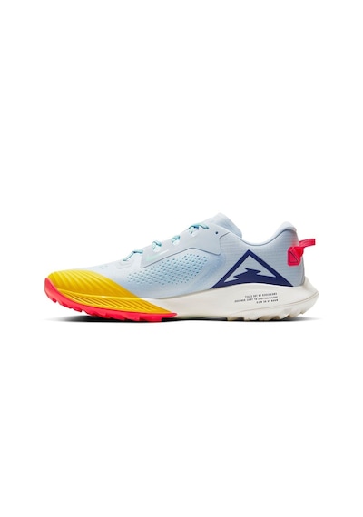Nike Air Zoom Terra Kiger 6 Erkek Koşu Ayakkabısı Beyaz Simli Çok Renkli