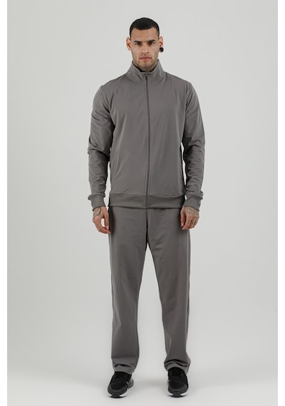 Airlife Sportswear Tam Boy Fermuarlı Erkek Dik Yakalı Eşofman Takımı Gri