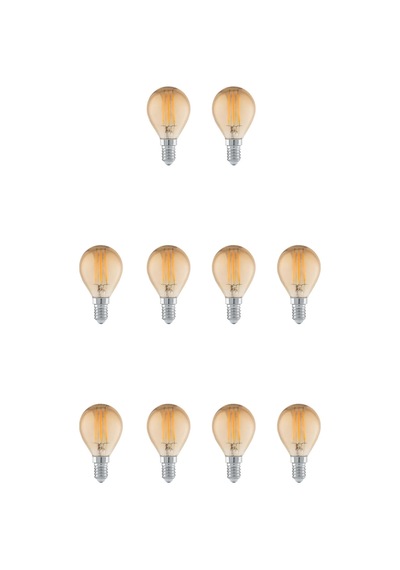 E14 G45 Rustik Led Ampul 4w Duy 2700k Amber Cam Dekoratif Vintage