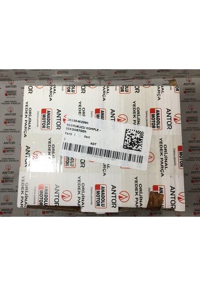 Antor 3LD450/510-4LD640/820 Susturucu Köşeli (Egzoz) Komple