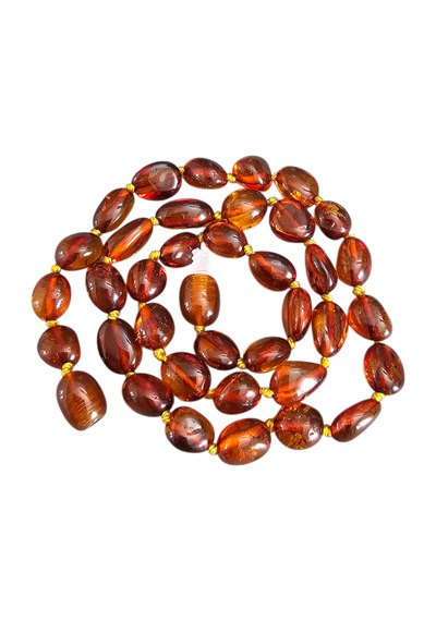 Damla Kehribar Bebek Kolyesi Lt1414