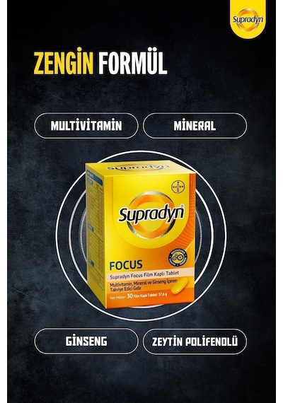 Supradyn Energy Focus 30 Tablet
