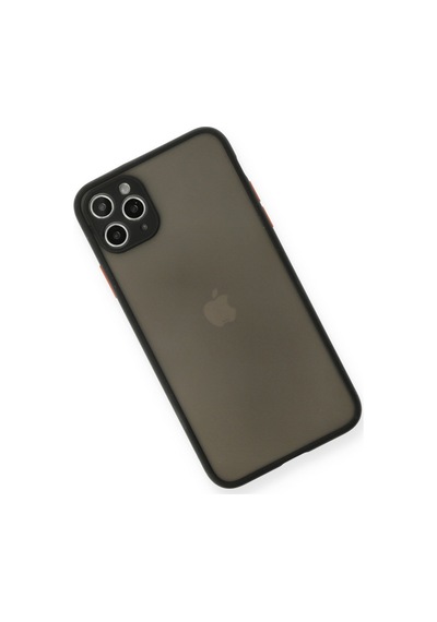 Apple iPhone Uyumlu  11 Pro Max Kılıf Montreal Silikon Kapak -  Siyah