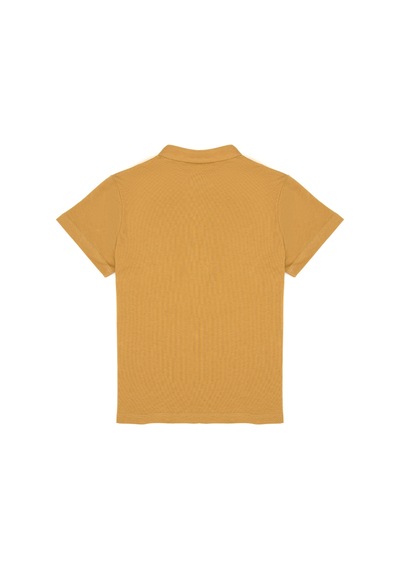 U.S. Polo Assn. Erkek Çocuk Hardal Bisiklet Yaka Tişört 50314940-VR151 U.S. Polo Assn. Erkek Çocuk Hardal Bisiklet Yaka Tişört 50314940-VR151