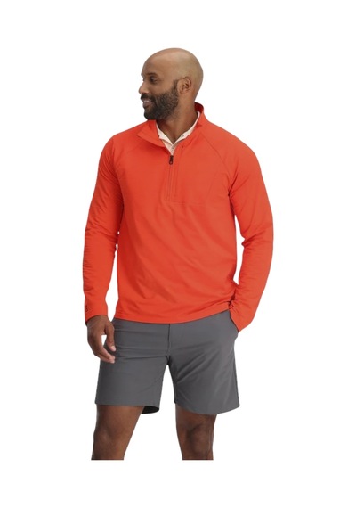 Spyder Spyder Gridweb 12 Zip Erkek Kırmızı Fleece 5318