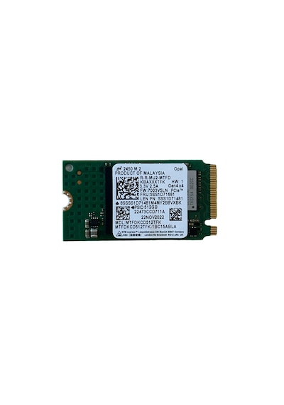 Mıcron 2450 M.2 2242 MTFDKCD512TFK 512 GB M.2 NVMe SSD