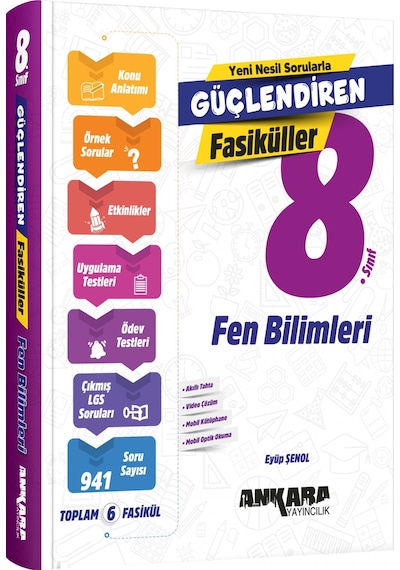 Ankara 8. Sınıf Fen Bilimleri Güçlendiren Fasikül Ankara Yayıncılık