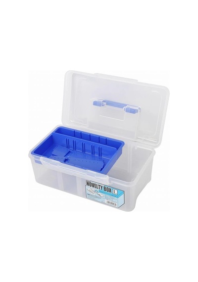 Meiho Novelty Box L Şeffaf Malzeme Kutusu Mavi Detay