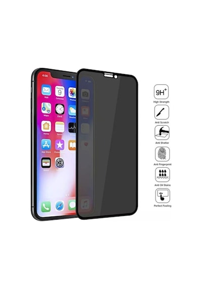 Apple iPhone Uyumlu  Xs Max-11pro Max Birebir Aynı 6d Kavisli Temperli Hayelet Ekran Koruyucu Kırılmaz Cam