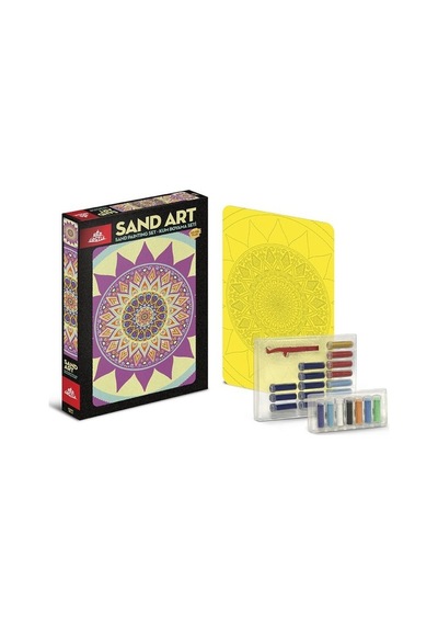 Sand Art Kum Sanatı , Yetişkin Kum Boyama Aktivite Seti, Mandala