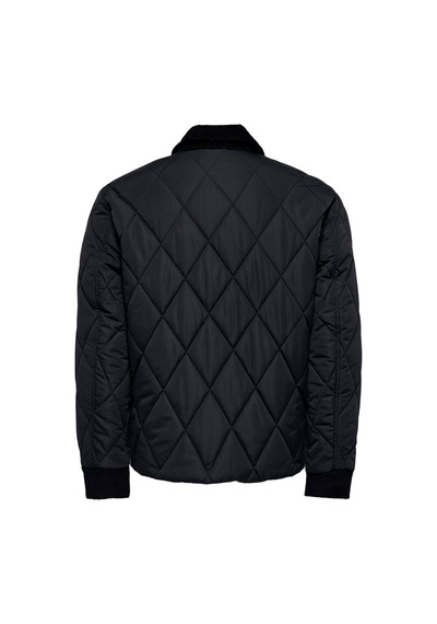 Only & Sons Onsjohnny Quılt Jacket Otw Erkek Siyah Ceket - 22034877 Siyah