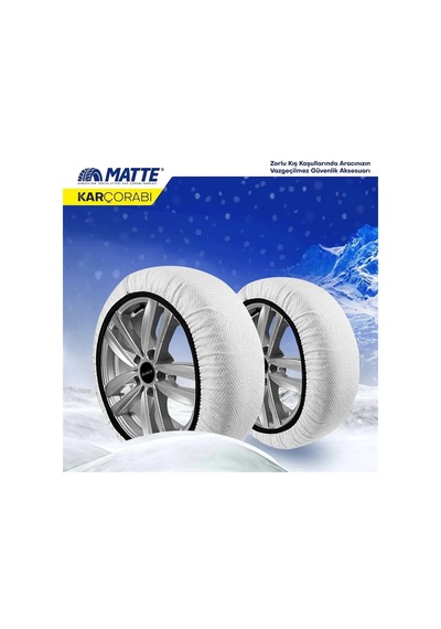 195/55/16 Medıum Size 62 Matte Oto Kar Çorabı Süper X