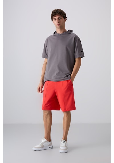 Tommy Life Fiesta Pamuklu Kalın Yumuşak Dokulu Comfort Fit Basic Erkek Şort - 81261 Kırmızı Tommy Life Fiesta Pamuklu Kalın Yumuşak Dokulu Comfort Fit Basic Erkek Şort - 81261 Kırmızı