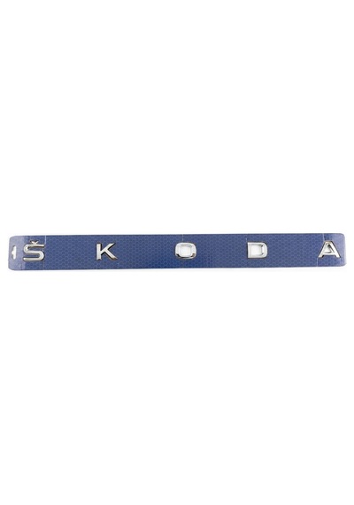 Skoda Krom Bagaj Yazısı Logo Amblem
