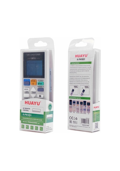 Huayu K-pn1851 Universal Panasonic Klima Kumandası Tüm Panasonik Klimalara Uyumlu