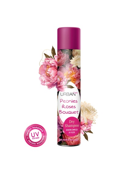 Peonies Roses Bouquet Hacimlendirici Kuru Şampuan Seti 2x200ml- Vegan - Uv Korumalı