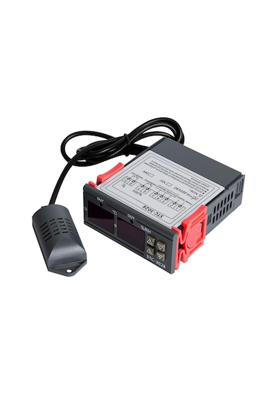 STC-3028 AC 110-220V LCD Ekranlı Nem Sıcaklık Kontrol Modülü