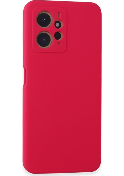 Xiaomi Redmi Note 12 4g Uyumlu Kılıf Nano İçi Kadife Silikon - Pembe