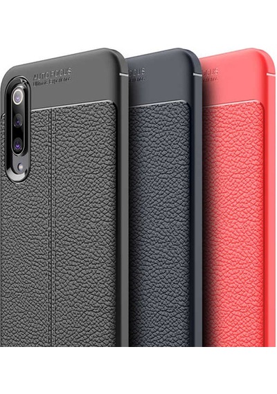 Xiaomi Mi 9 Kılıf Zore Niss Silikon Kapak Kırmızı