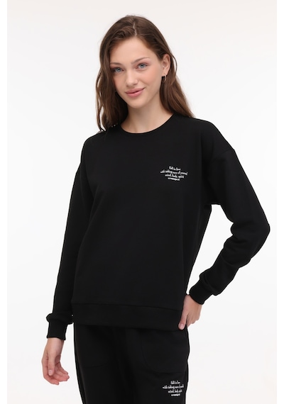Lumberjack Wb Anna 16 4pr Sıyah Kadın Sweatshirt 000000000101784877 Siyah