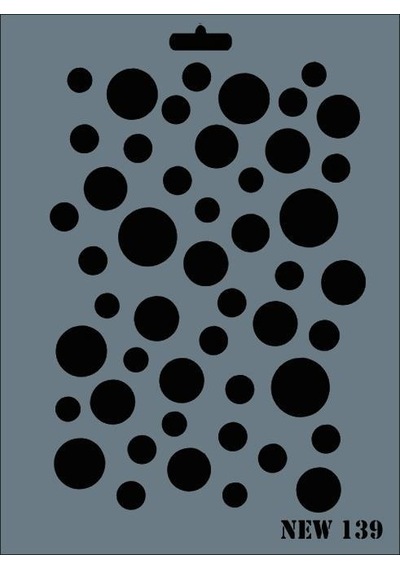 New Seri N-139 Stencil 35x25 Cm