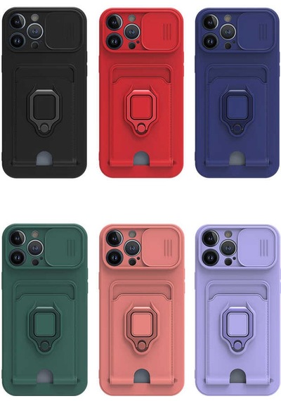 Apple Uyumlu iPhone 13 Pro Kılıf Zore Pelit Kapak Siyah