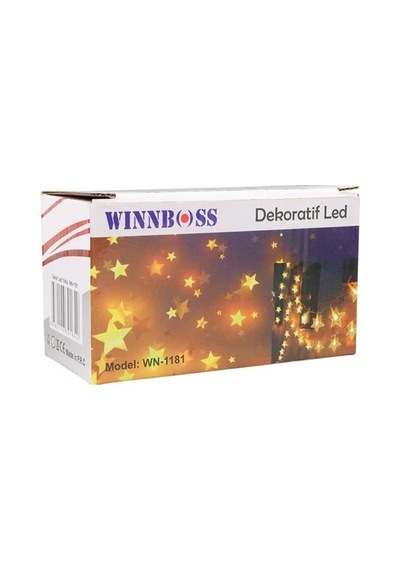 Winnboss Wn-1181 5 Metre 20 Ledli Yıldızlı Günışığı Sabit Led Dekoratif Aydınlatma 5 Watt Ac220v