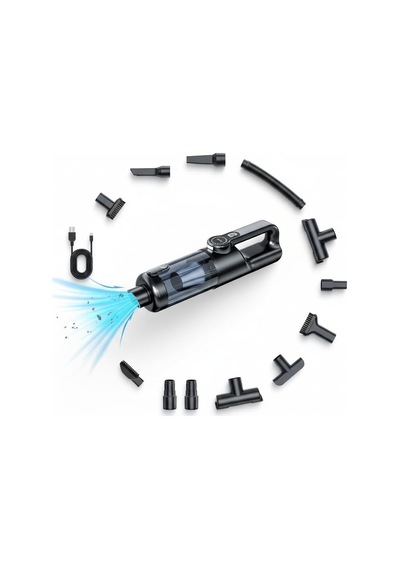 Lexroo Kablosuz El Süpürgesi, 20000 Pa Güçlü Emişli, 6000 Mah Şarjlı, Fırçasız Motor, Type-c Standart