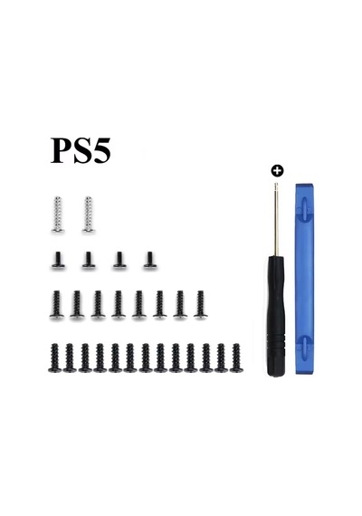 Ps5 Dualsense Vida Seti Tornavida Ayırıcı Set Playstation 5 Kol Yedek Parça Siyah
