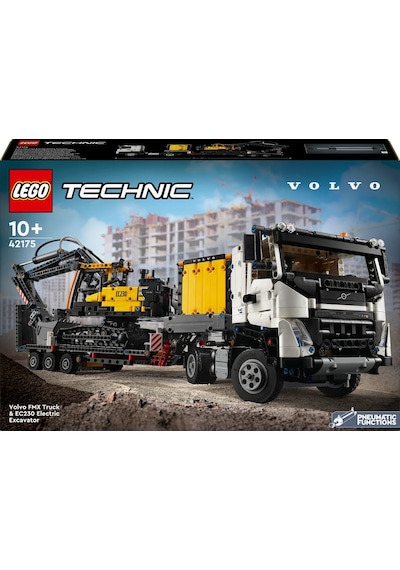 LEGO® Technic Volvo FMX Kamyon ve EC230 Elektrikli Ekskavatör 42175 -10 Yaş ve Üzeri Çocuklar için Yaratıcı Oyuncak Yapım Seti (2274 Parça)