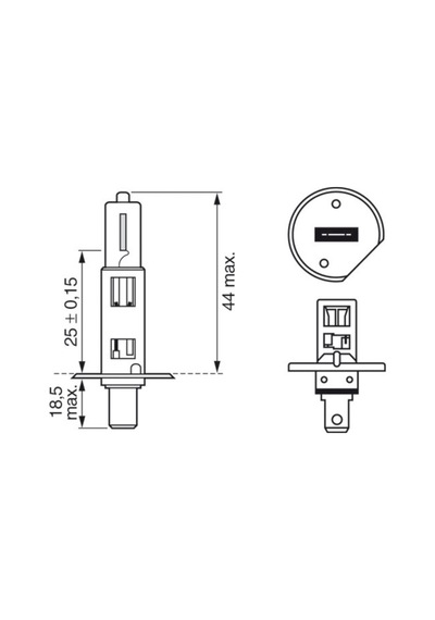 Bosch  24V H1 Ampul 70W N11.3354