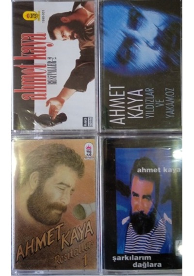Ahmet Kaya'Nın - 4 Adet Seçme Kasetleri