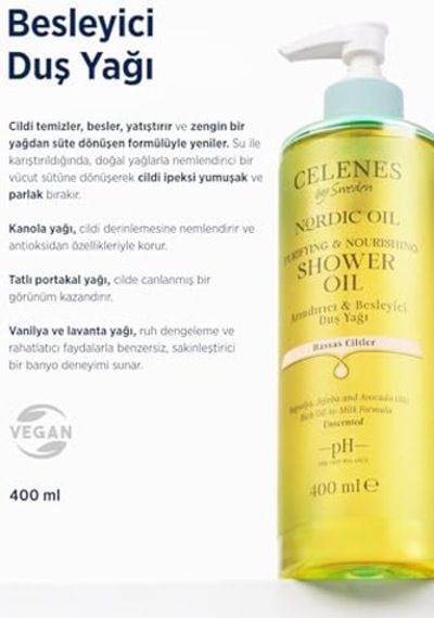 Nordic Oil Duş Yağı Hassas Ciltler İçin Besleyici Ve Nemlendirici Acai Üzümü