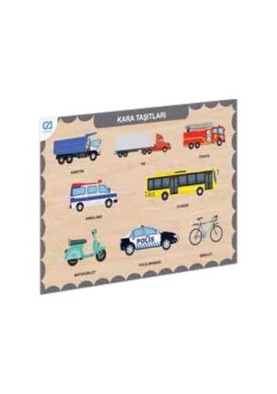 Ahşap Kara Taşıtları Eğitici Set