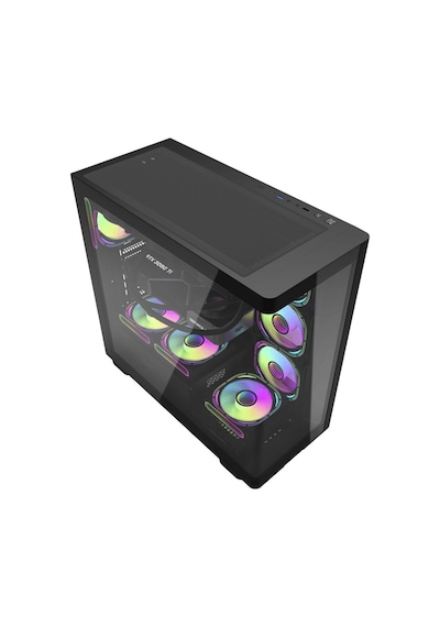 Aıgo Ds900g Siyah 750w 80+ Bronze Argb Mid Tower Kasa