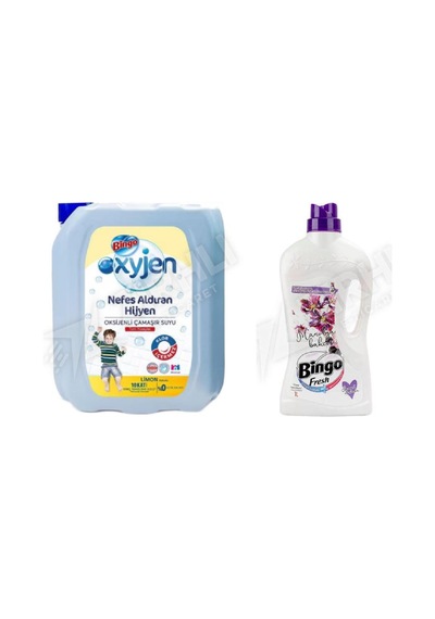 Bingo Çamaşır Suyu 4 Lt + Yüzey Tem. Fresh 2.5 Lt 2'li Set Diğer