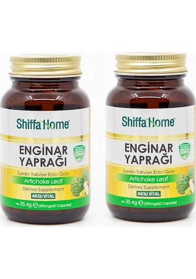 Aksuvital Enginar Yaprağı 590 Mg X 60 Kapsül 2 Kutu