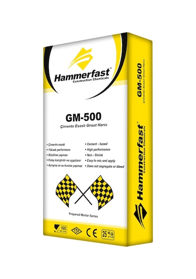 Grout Harcı, 25 Kg, Darkss Hammerfast Gm-500 1 Palet 60 Adet