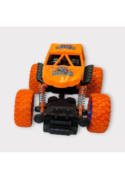 Çek Bırak Cross Buggy Araba 14 Cm - Turuncu Lisinya Çok Renkli