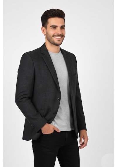 Massimo Rossi Erkek Kışlık Kumaş Tek Ceket 4 Drop Bgl-st04983 Kahverengi