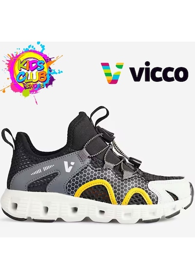 Vicco Zero Süs Bağcıklı Ortopedik Çocuk Spor Ayakkabı Siyah