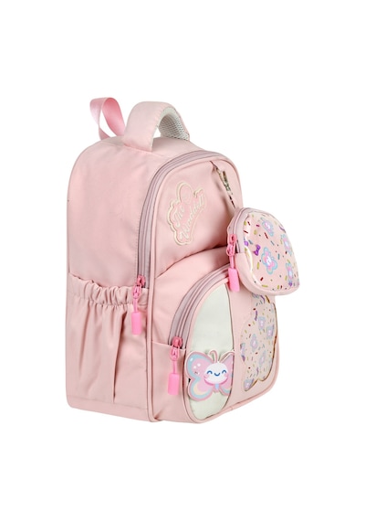 Waddell Twill Seffaf Desenli Tatli Sirin Kiz Kres Anaokul Okul Oncesi Cantasi Kucuk Mini Cuzdan Pembe