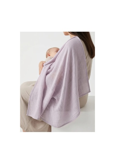 2 Li Müslin Bebek Örtüsü 80x90 Cm Müslin Bebek Örtüsü & Yeni Doğan Kundak Alt Açma Mor - 865012378 Mor