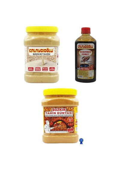 Kalaycıoğlu Beyaz Tahin 935 G + Bozkır Tahin Dünyası 935 G + Harnup Pekmezi 950 G